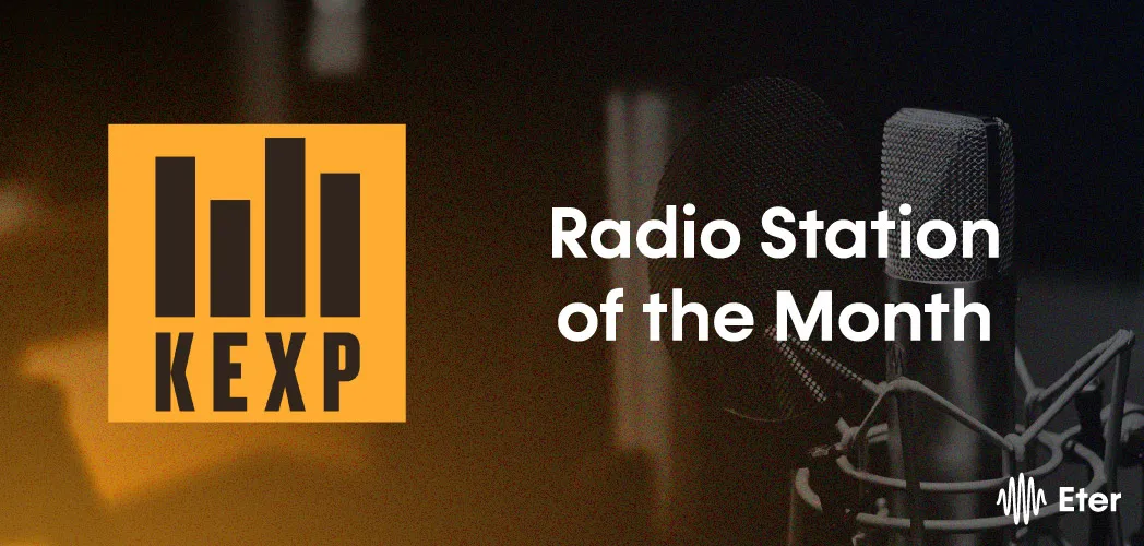 Image featuring Eter's Radio Station of the Month: KEXP logo