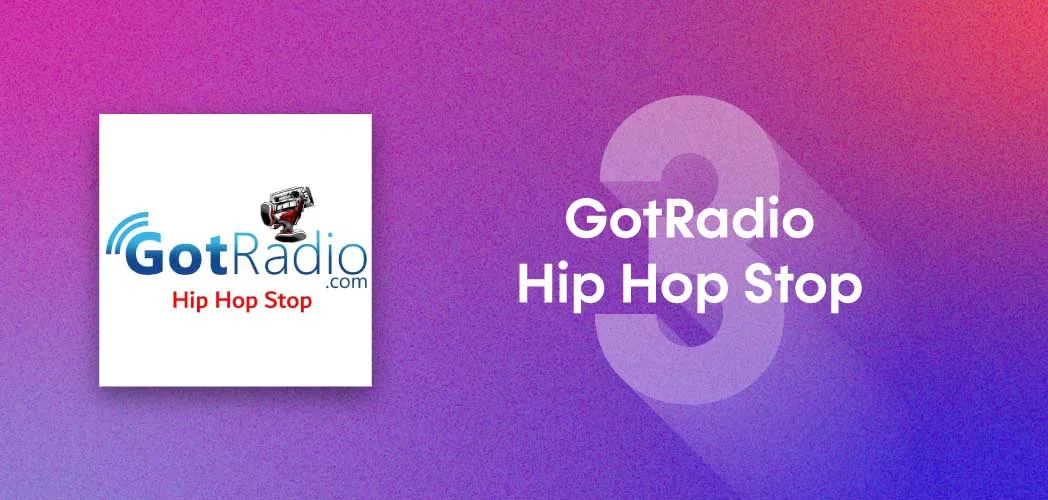An image depicting the artwork for GotRadio Hip Hop Stop radio station