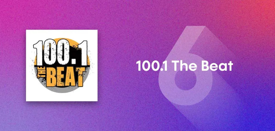 An image depicting the artwork for 100.1 The Beat radio station