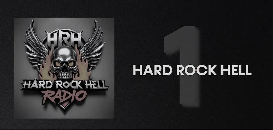 An image depicting the artwork for Hard Rock Hell radio station