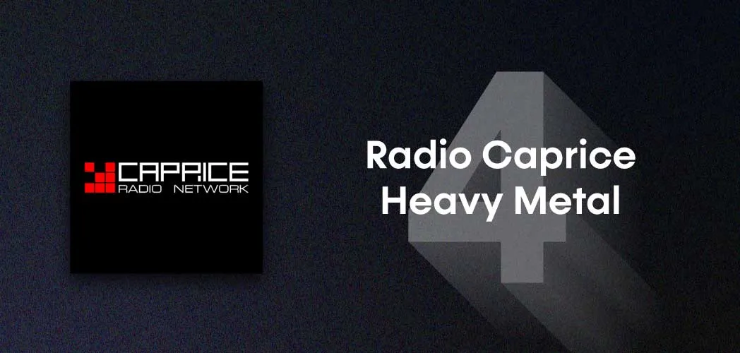 An image depicting the artwork for Radio Caprice Heavy Metal radio station