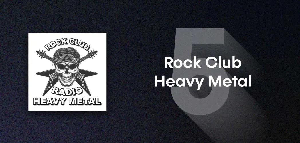 An image depicting the artwork for Rock Club Heavy Metal radio station