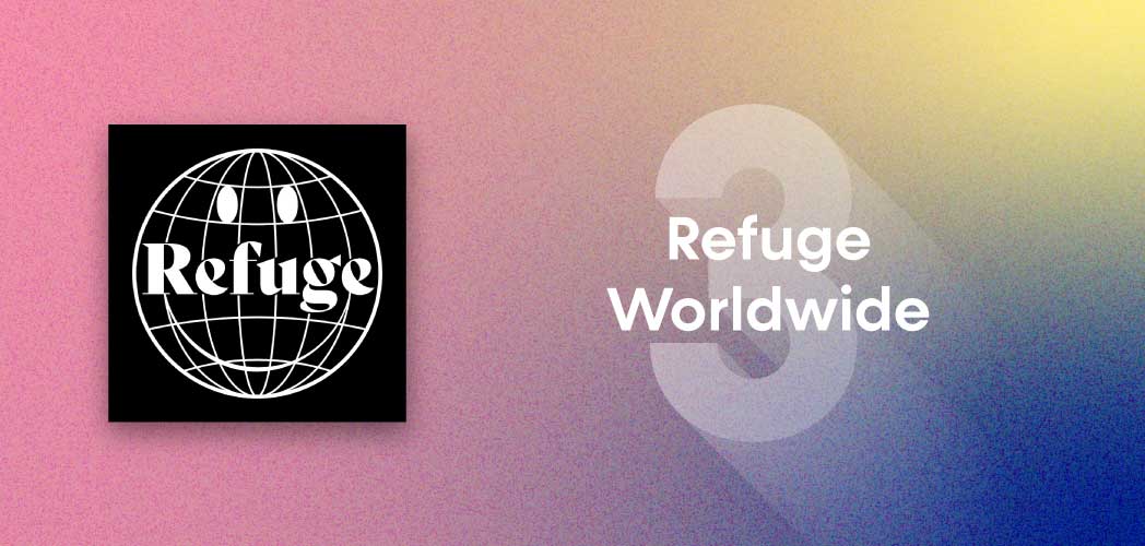 An image depicting the artwork for Refuge Worldwide