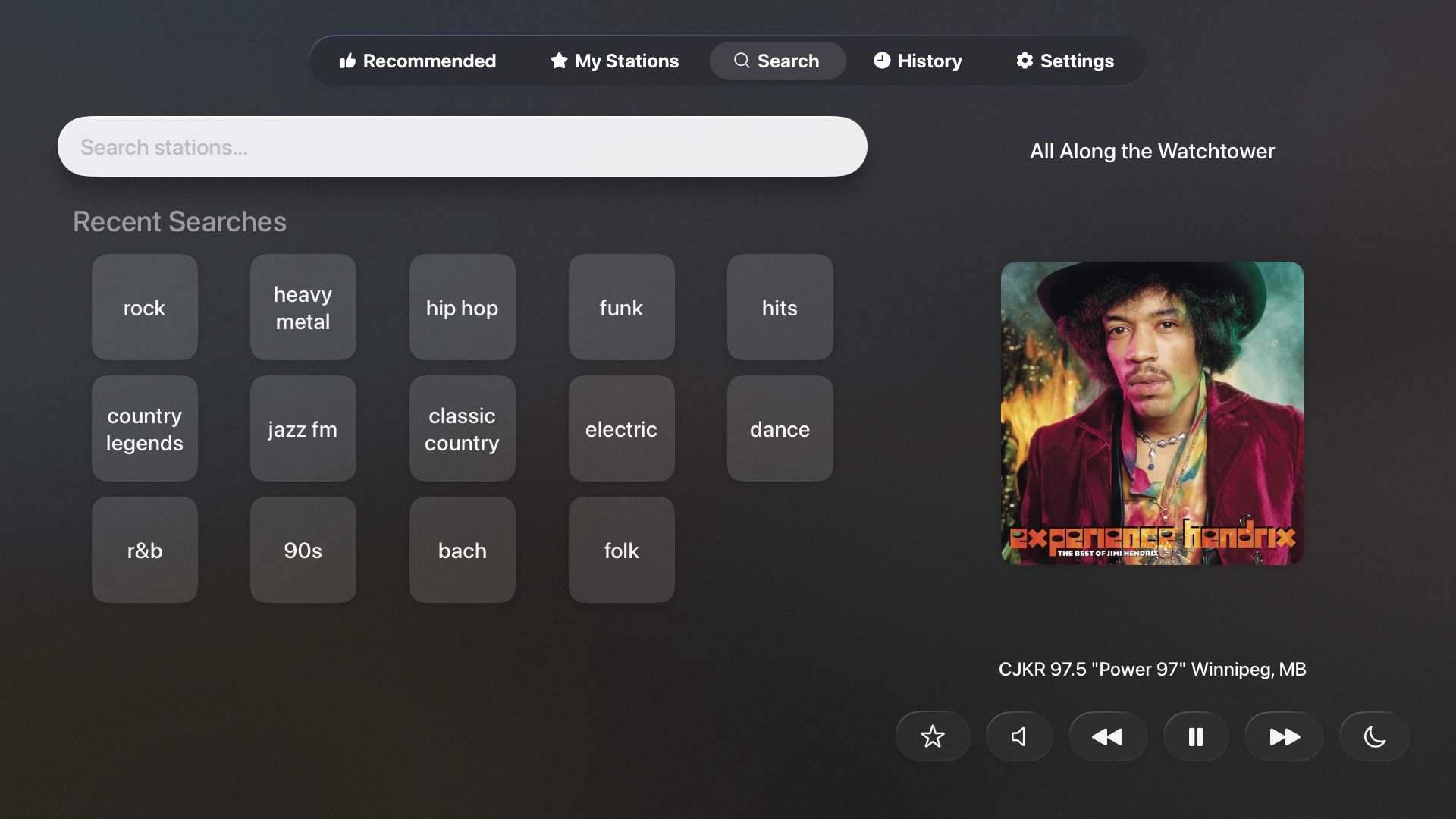en-US_01_Search Eter tvOS Screenshot